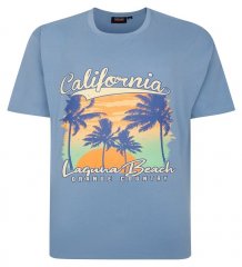 Espionage T425 Laguna Beach Μπλούζα με στάμπα μπλε