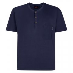 Espionage T447 Grandad Tee Μαύρο
