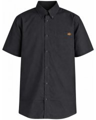 Motley Denim Zagreb Κοντομάνικο πουκάμισο Ανθρακί