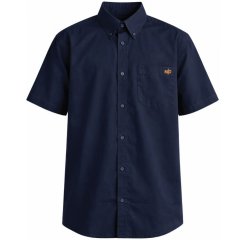 Motley Denim Zagreb Κοντομάνικο πουκάμισο Ναυτικό μπλε