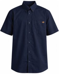 Motley Denim Zagreb Κοντομάνικο πουκάμισο Ναυτικό μπλε