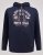 D555 Hector Adventurer Printed Zip Through Hoody Μπλε μαρέν - φούτερ/Φούτερ με κουκούλα - φούτερ/Φούτερ με κουκούλα ανδρικά μεγάλα μεγέθη 