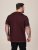 D555 Baldwin Grumpy Old Man Club Print Crew Neck T-shirt Burgundy/ Black Twist - Μακό μπλουζάκια - Aνδρικά μπλουζεσ μεγάλα μεγέθη