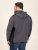D555 Conrad Detachable Hood Bonded Fleece Zip Through Hoody Μπλε μαρέν - φούτερ/Φούτερ με κουκούλα - φούτερ/Φούτερ με κουκούλα ανδρικά μεγάλα μεγέθη 