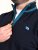 D555 Conway 2 1/4 Zip Neck Fleece Sweatshirt With Bear Logo Μπλε μαρέν - φούτερ/Φούτερ με κουκούλα - φούτερ/Φούτερ με κουκούλα ανδρικά μεγάλα μεγέθη 