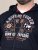 D555 Hector Adventurer Printed Zip Through Hoody Μπλε μαρέν - φούτερ/Φούτερ με κουκούλα - φούτερ/Φούτερ με κουκούλα ανδρικά μεγάλα μεγέθη 