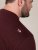 D555 Baldwin Grumpy Old Man Club Print Crew Neck T-shirt Burgundy/ Black Twist - Μακό μπλουζάκια - Aνδρικά μπλουζεσ μεγάλα μεγέθη