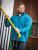 D555 Conway 1 1/4 Zip Neck Fleece Sweatshirt With Bear Logo Teal - φούτερ/Φούτερ με κουκούλα - φούτερ/Φούτερ με κουκούλα ανδρικά μεγάλα μεγέθη 