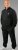 20 Nodi Mistral Tracksuit in Combed Fleece Cotton Black - Σετ φόρμεσ - Σετ Ανδρικές Φόρμες μεγάλα μεγέθη 