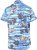 D555 CHARFORD Hawaiian Reverse Printed Shirt - Πουκάμισα - Aνδρικά πουκαμισα μεγαλα μεγάλα μεγέθη