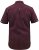 D555 Hillcrest S/S Micro Ao Print Shirt Burgundy - Πουκάμισα - Aνδρικά πουκαμισα μεγαλα μεγάλα μεγέθη