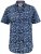 D555 Padbury Floral Ao Printed S/S Shirt Navy - Πουκάμισα - Aνδρικά πουκαμισα μεγαλα μεγάλα μεγέθη