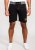 D555 Sutton Elasticated Waist Shorts With Embroidery Black - Αθλητικές φόρμες/σορτσάκια - Αθλητικές Φόρμες ανδρικεσ μεγάλα μεγέθη