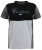 D555 Felix Couture Crew Neck Cut And Sew T-Shirt Black/Charcoal - Μακό μπλουζάκια - Aνδρικά μπλουζεσ μεγάλα μεγέθη