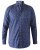 D555 Edmund AOP Shirt Navy - Πουκάμισα - Aνδρικά πουκαμισα μεγαλα μεγάλα μεγέθη