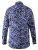 D555 Harrow AOP Shirt Blue - Πουκάμισα - Aνδρικά πουκαμισα μεγαλα μεγάλα μεγέθη