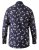 D555 Rooksey Floral Print Shirt Navy - Πουκάμισα - Aνδρικά πουκαμισα μεγαλα μεγάλα μεγέθη
