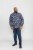 D555 Rooksey Floral Print Shirt Navy - Πουκάμισα - Aνδρικά πουκαμισα μεγαλα μεγάλα μεγέθη