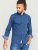 D555 Chilton LS Shirt Navy - Πουκάμισα - Aνδρικά πουκαμισα μεγαλα μεγάλα μεγέθη