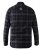 D555 Harwich Flannel Check Shirt Black - Πουκάμισα - Aνδρικά πουκαμισα μεγαλα μεγάλα μεγέθη