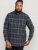 D555 Harwich Flannel Check Shirt Black - Πουκάμισα - Aνδρικά πουκαμισα μεγαλα μεγάλα μεγέθη