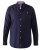 D555 Colchester LS shirt Navy - Πουκάμισα - Aνδρικά πουκαμισα μεγαλα μεγάλα μεγέθη