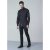D555 Jahine Long Sleeve Printed Shirt Black - Πουκάμισα - Aνδρικά πουκαμισα μεγαλα μεγάλα μεγέθη