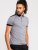 D555 Prinstead Pique Polo Shirt Grey - Πόλο μπλουζάκια - Aνδρικά μπλουζακια πολο μεγάλα μεγέθη