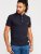 D555 Ashwell Ao Printed Polo Shirt Dark Navy - Πόλο μπλουζάκια - Aνδρικά μπλουζακια πολο μεγάλα μεγέθη