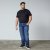 North Latitude Jeans Jack Navy Blue - Μπουφάν - Aνδρικά μπουφαν μεγάλα μεγέθη
