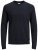 Jack & Jones Crew neck Knitted Sweater Navy - φούτερ/Φούτερ με κουκούλα - φούτερ/Φούτερ με κουκούλα ανδρικά μεγάλα μεγέθη 