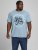 Jack & Jones JJMOON T-shirt Faded Denim - Μακό μπλουζάκια - Aνδρικά μπλουζεσ μεγάλα μεγέθη