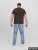 Jack & Jones STAR T-shirt Brown - Μακό μπλουζάκια - Aνδρικά μπλουζεσ μεγάλα μεγέθη