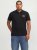 Jack & Jones Rush μπλούζα πόλο 2 τεμ μαύρο/μπλε μαρέν - Πόλο μπλουζάκια - Aνδρικά μπλουζακια πολο μεγάλα μεγέθη