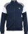 D555 JEFFREY Couture Zip Through Sweatshirt Navy - φούτερ/Φούτερ με κουκούλα - φούτερ/Φούτερ με κουκούλα ανδρικά μεγάλα μεγέθη 