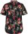D555 LENNOX Hawaiian AO Print Shirt Black - Πουκάμισα - Aνδρικά πουκαμισα μεγαλα μεγάλα μεγέθη