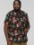 D555 LENNOX Hawaiian AO Print Shirt Black - Πουκάμισα - Aνδρικά πουκαμισα μεγαλα μεγάλα μεγέθη