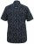 D555 BEAU S/S AO Leaf Print Shirt Navy - Πουκάμισα - Aνδρικά πουκαμισα μεγαλα μεγάλα μεγέθη