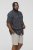 D555 BEAU S/S AO Leaf Print Shirt Navy - Πουκάμισα - Aνδρικά πουκαμισα μεγαλα μεγάλα μεγέθη