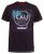 D555 NOVA Cali Surf Printed Crew Neck T-Shirt Plum - Μακό μπλουζάκια - Aνδρικά μπλουζεσ μεγάλα μεγέθη