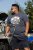D555 COOK Trio Of Skulls Printed Crew Neck T-Shirt Slate Blue - Μακό μπλουζάκια - Aνδρικά μπλουζεσ μεγάλα μεγέθη