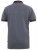 D555 KEMSTON Birds Eye Pique Polo Navy/White - Πόλο μπλουζάκια - Aνδρικά μπλουζακια πολο μεγάλα μεγέθη