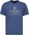 Adamo Sandro Regular fit Slub effect T-shirt Indigo Blue - Μακό μπλουζάκια - Aνδρικά μπλουζεσ μεγάλα μεγέθη