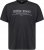 Adamo Simon Regular fit Printed T-shirt Charcoal - Μακό μπλουζάκια - Aνδρικά μπλουζεσ μεγάλα μεγέθη