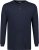 Adamo Sven Regular fit Serafino Long sleeve T-shirt Navy - Μακό μπλουζάκια - Aνδρικά μπλουζεσ μεγάλα μεγέθη
