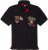 Adamo DURBAN Regular fit Polo Shirt Black - Πόλο μπλουζάκια - Aνδρικά μπλουζακια πολο μεγάλα μεγέθη