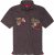 Adamo DURBAN Regular fit Polo Shirt Charocal - Πόλο μπλουζάκια - Aνδρικά μπλουζακια πολο μεγάλα μεγέθη