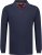 Adamo Peter Comfort fit Long sleeve Polo Navy - Πόλο μπλουζάκια - Aνδρικά μπλουζακια πολο μεγάλα μεγέθη
