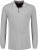 Adamo Peter Comfort fit Long sleeve Polo Grey - Πόλο μπλουζάκια - Aνδρικά μπλουζακια πολο μεγάλα μεγέθη