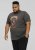D555 DALLAS Official Gas Monkey Printed Crew Neck T-Shirt Khaki - Μακό μπλουζάκια - Aνδρικά μπλουζεσ μεγάλα μεγέθη